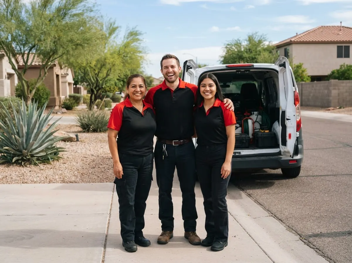 The Desert Sparrow Pest Control team, pest control service in Chandler, AZ